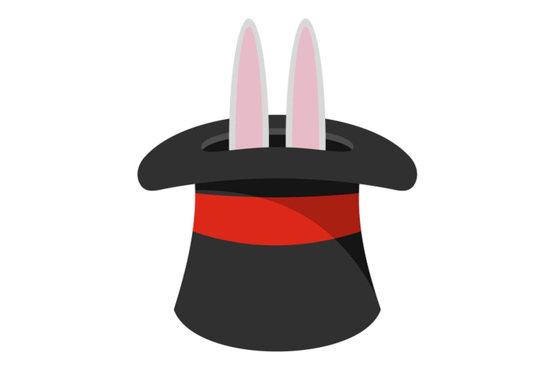 hat-with-a-rabbit-ear-icon-cartoon-style