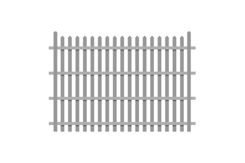 country-fence-icon-flat-style