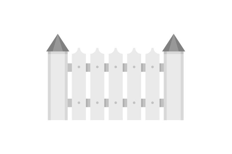 garden-fence-icon-flat-style