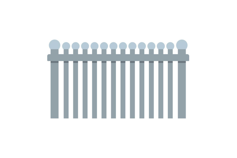 fence-with-ball-icon-flat-style