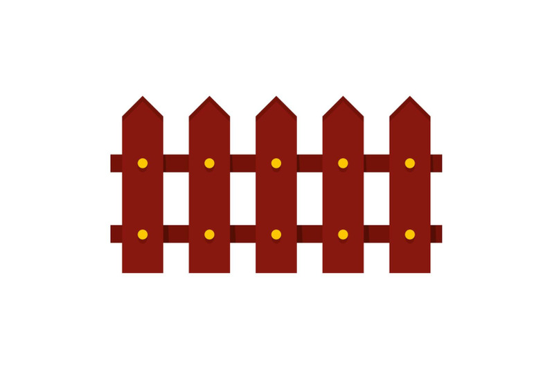 plank-fence-icon-flat-style