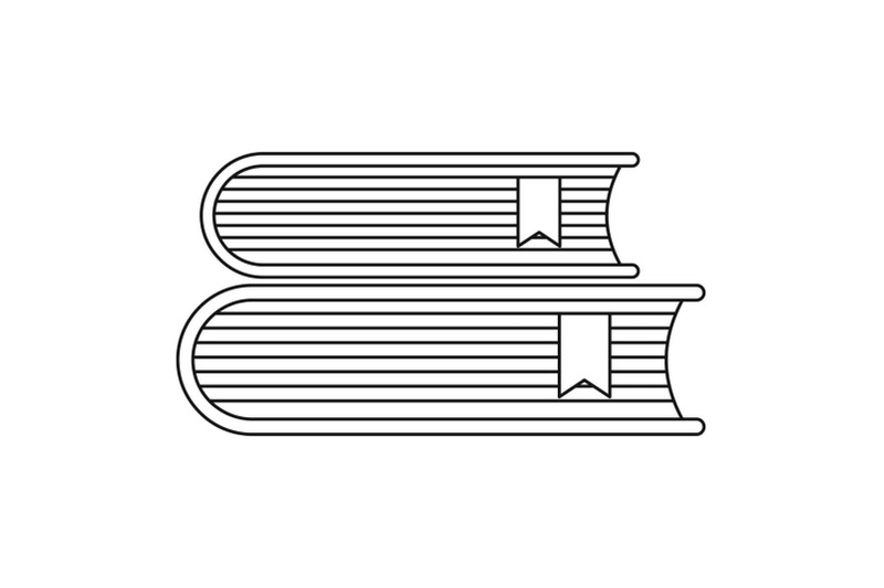 book-icon-outline-style