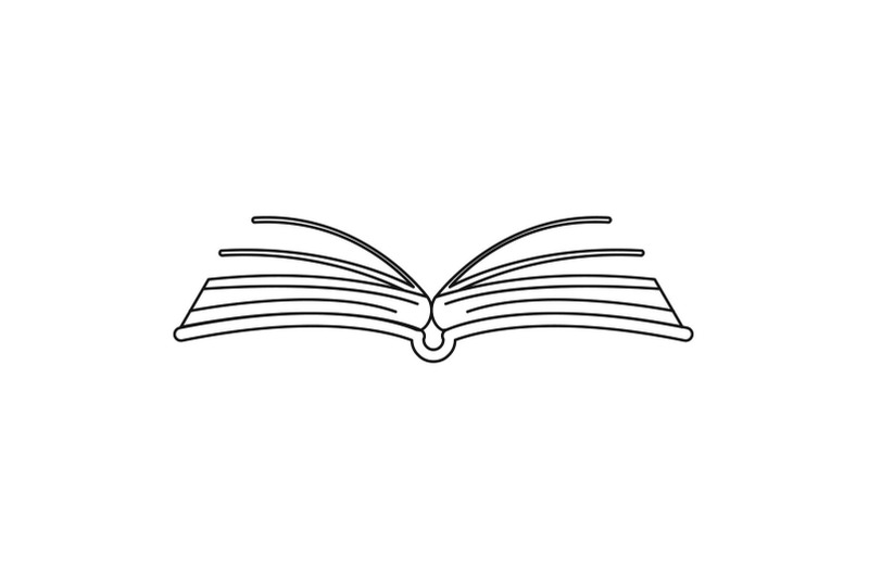 interesting-book-icon-outline-style