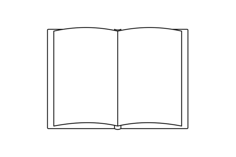 book-of-tale-icon-outline-style