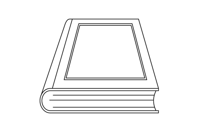 school-book-icon-outline-style