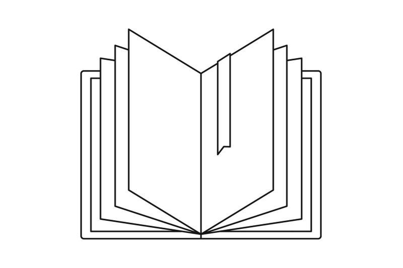 dictionary-icon-outline-style