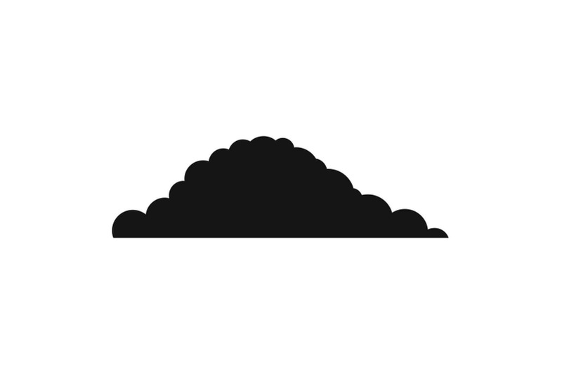 cloudy-icon-simple-style