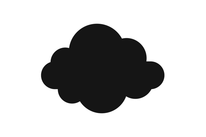 autumn-cloud-icon-simple-style