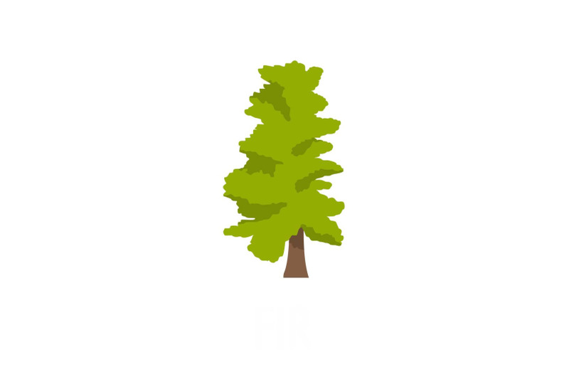 fir-tree-icon-flat-style