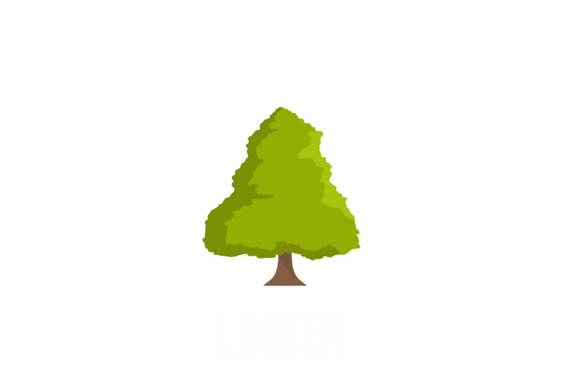 linden-tree-icon-flat-style