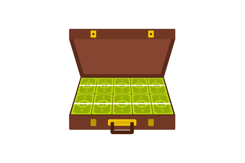 suitcase-money-icon-flat-style