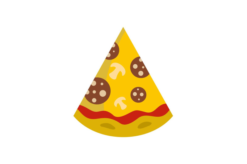 pizza-slice-icon-flat-style