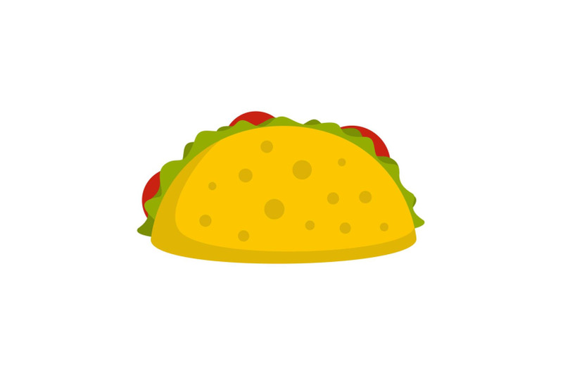 tacos-icon-flat-style