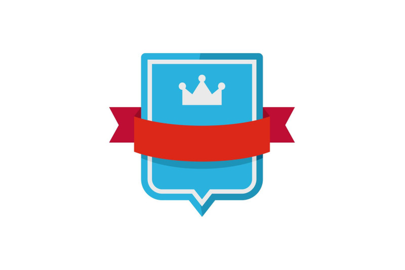 badge-emperor-icon-flat-style