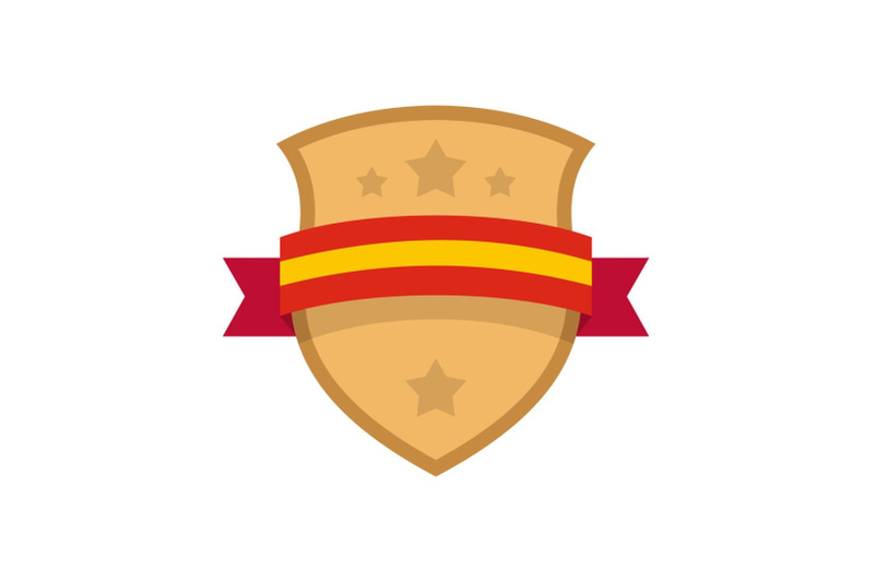 badge-knight-icon-flat-style