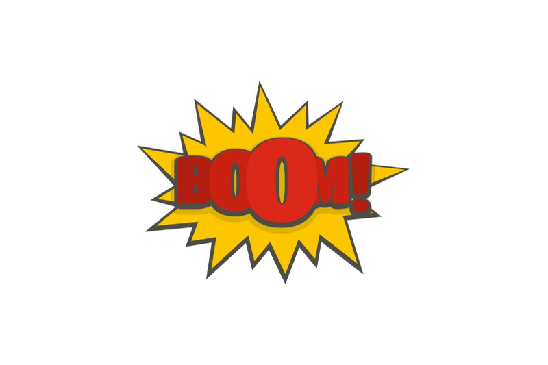 comic-boom-big-icon-flat-style