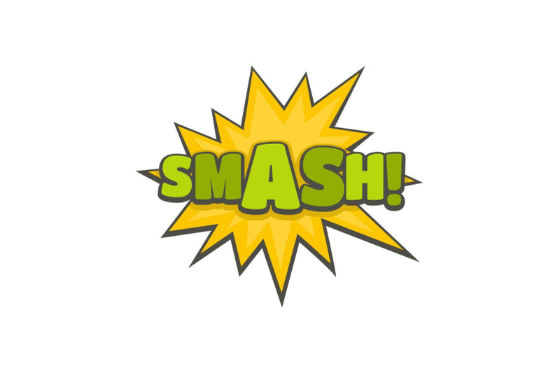 comic-boom-smash-icon-flat-style