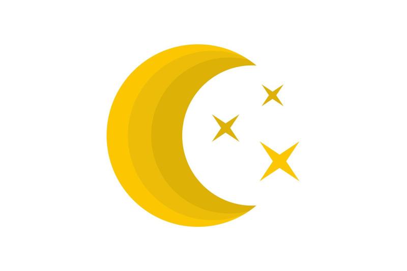 moon-night-icon-flat-style