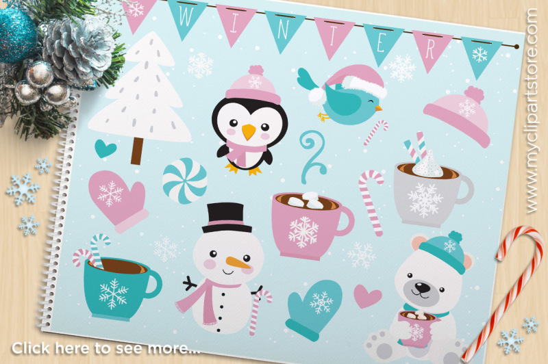 Download Christmas - Frosty Friends Vector Clipart By ...