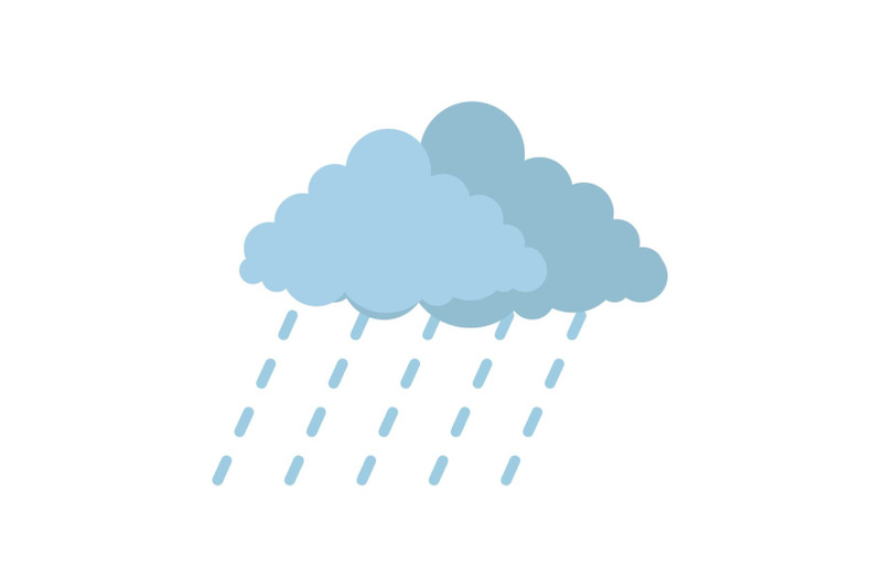 cloud-rain-storm-icon-flat-style