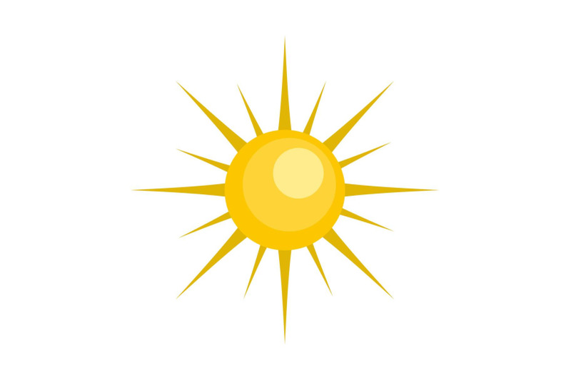 sun-icon-flat-style