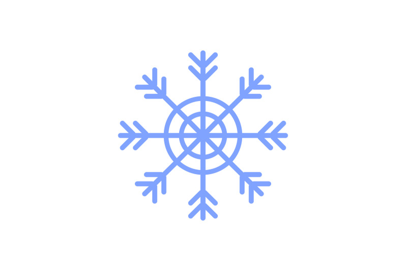 snowflake-icon-flat-style