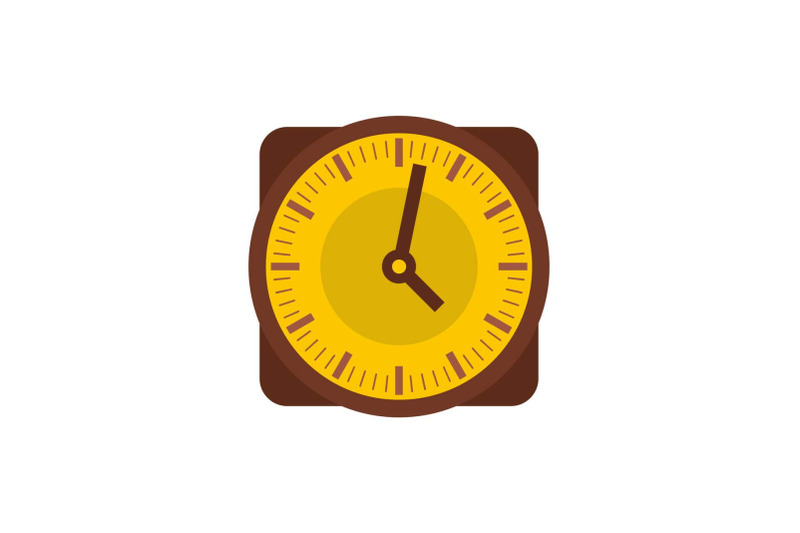 clock-retro-icon-flat-style