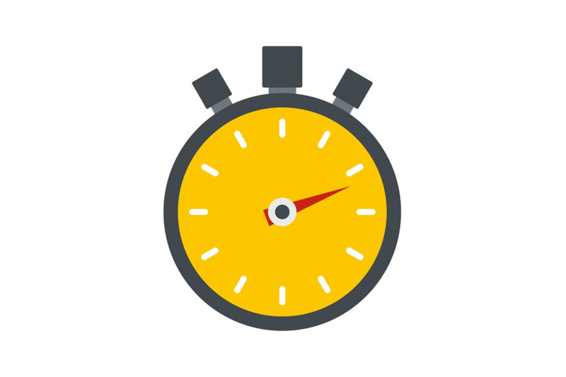 stopwatch-modern-icon-flat-style