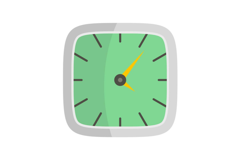 clock-wall-icon-flat-style