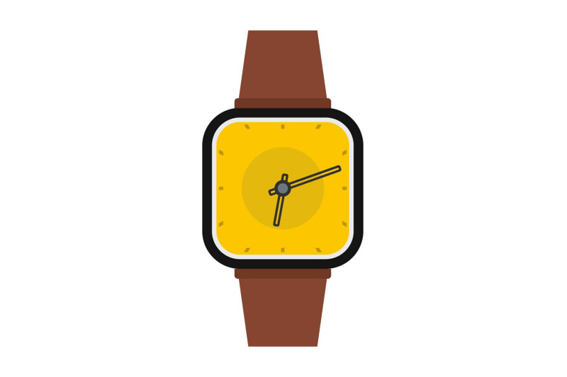 wristwatch-retro-icon-flat-style