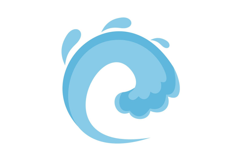 wave-water-tsunami-icon-flat-style