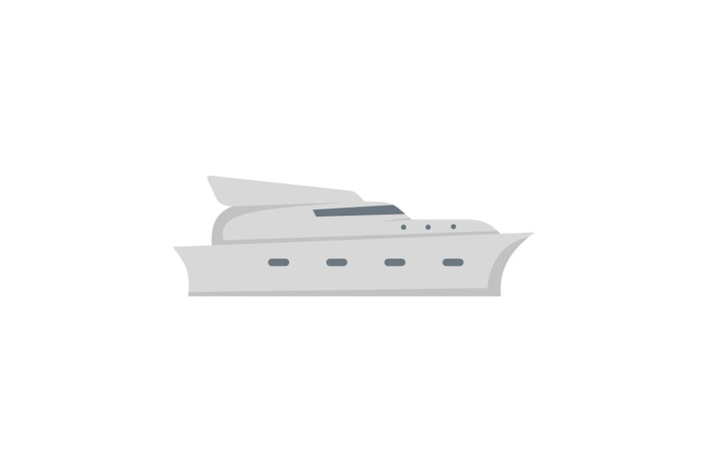 yacht-icon-flat-style