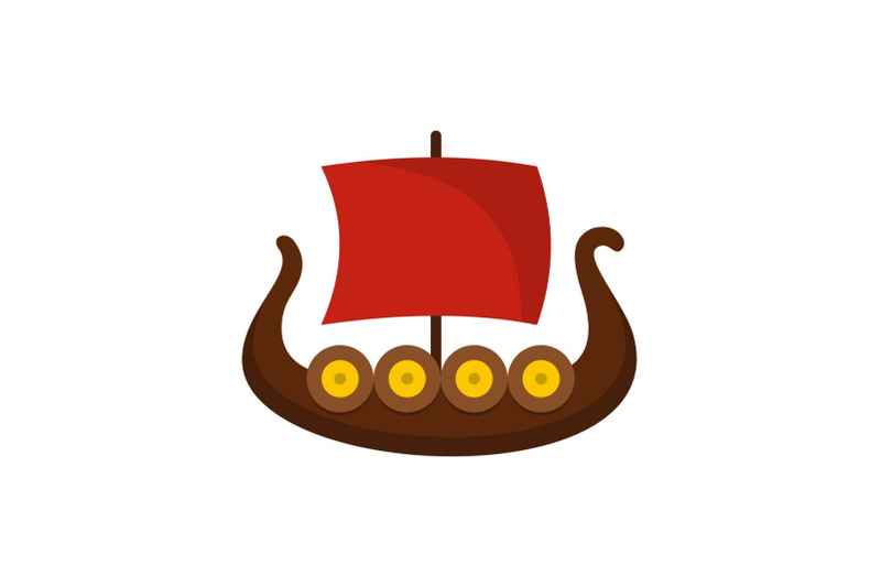 ship-viking-icon-flat-style