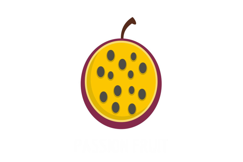passion-fruit-icon-flat-style