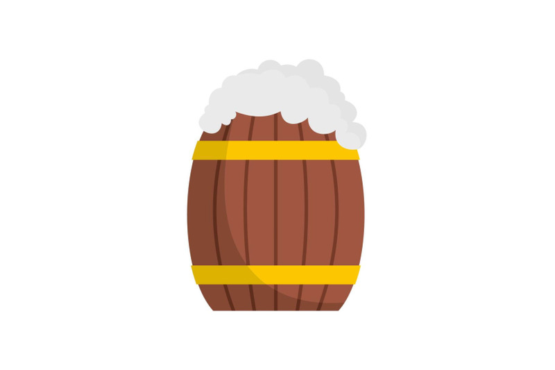 full-barrel-icon-flat-style