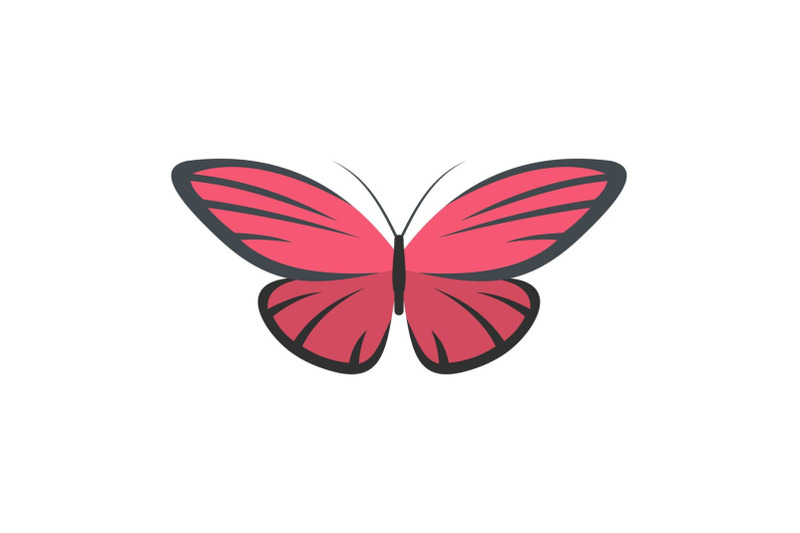 nice-butterfly-icon-flat-style