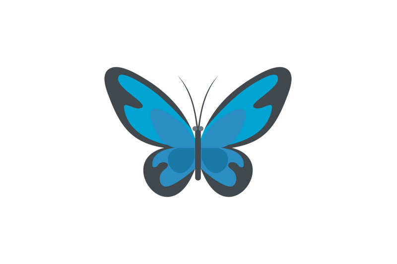 flying-moth-icon-flat-style