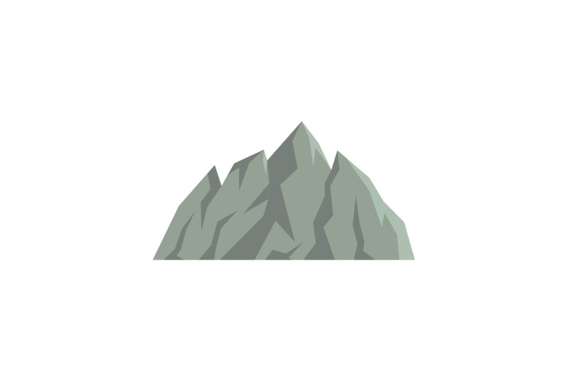 mountain-icon-flat-style
