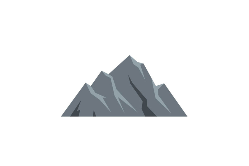 extreme-mountain-icon-flat-style