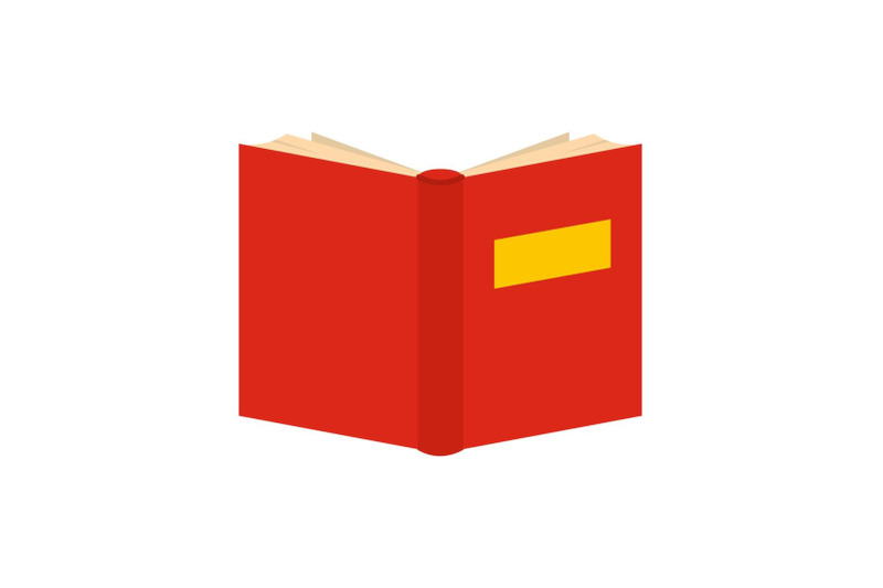 book-inverted-icon-flat-style