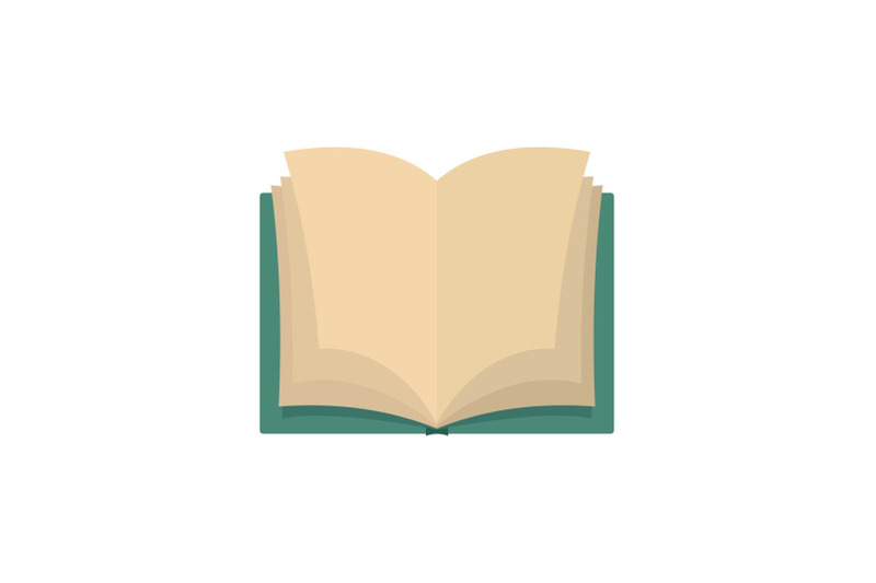 book-dictionary-icon-flat-style