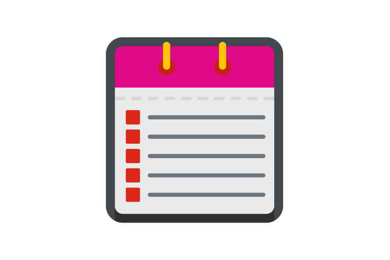 calendar-list-icon-flat-style