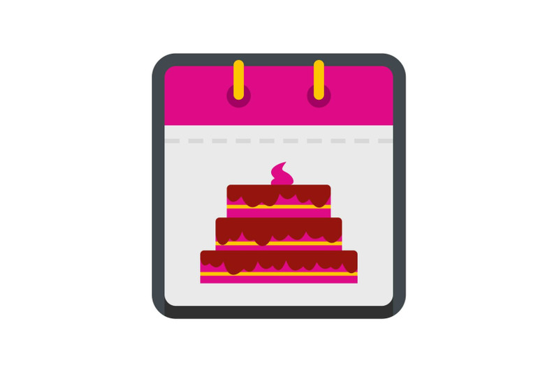 calendar-birthday-icon-flat-style