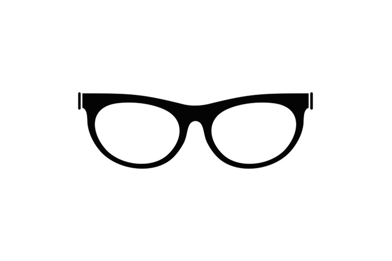 Farsighted eyeglasses icon, simple style. By Anatolir56 | TheHungryJPEG