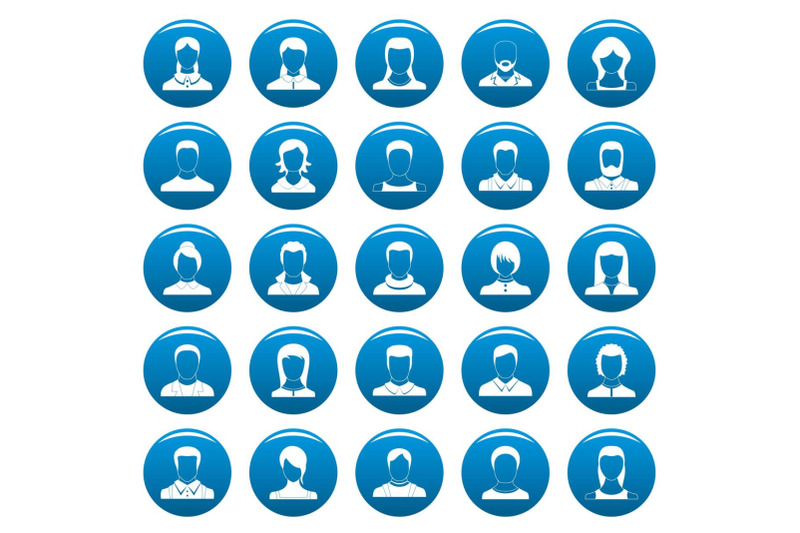 avatar-user-vector-icons-set-blue-simple-style