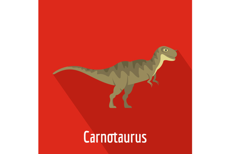 carnotaurus-icon-flat-style