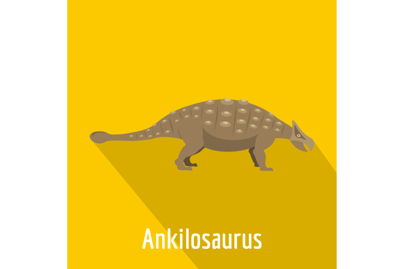 ankilosaurus-icon-flat-style