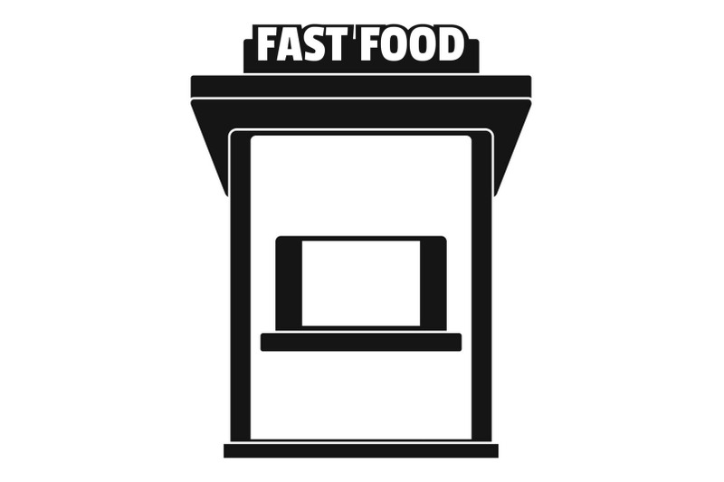 fast-food-trade-icon-simple-style