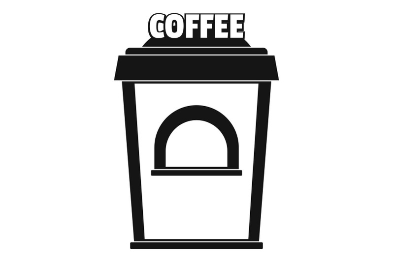 coffee-selling-icon-simple-style