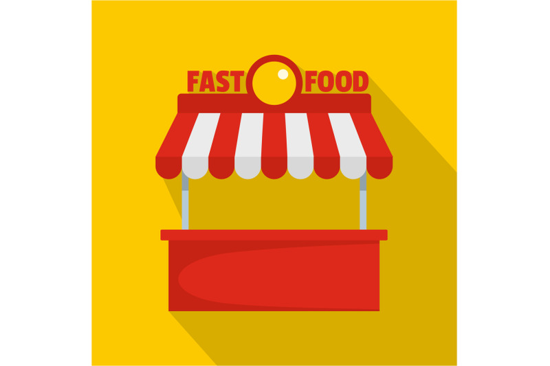 fast-food-icon-flat-style